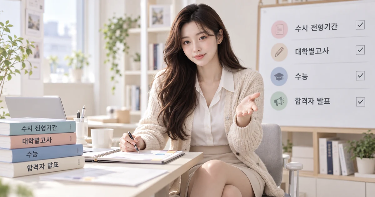 2027학년도 수시 원서접수 이후 일정, 대학별고사부터 합격자 발표까지