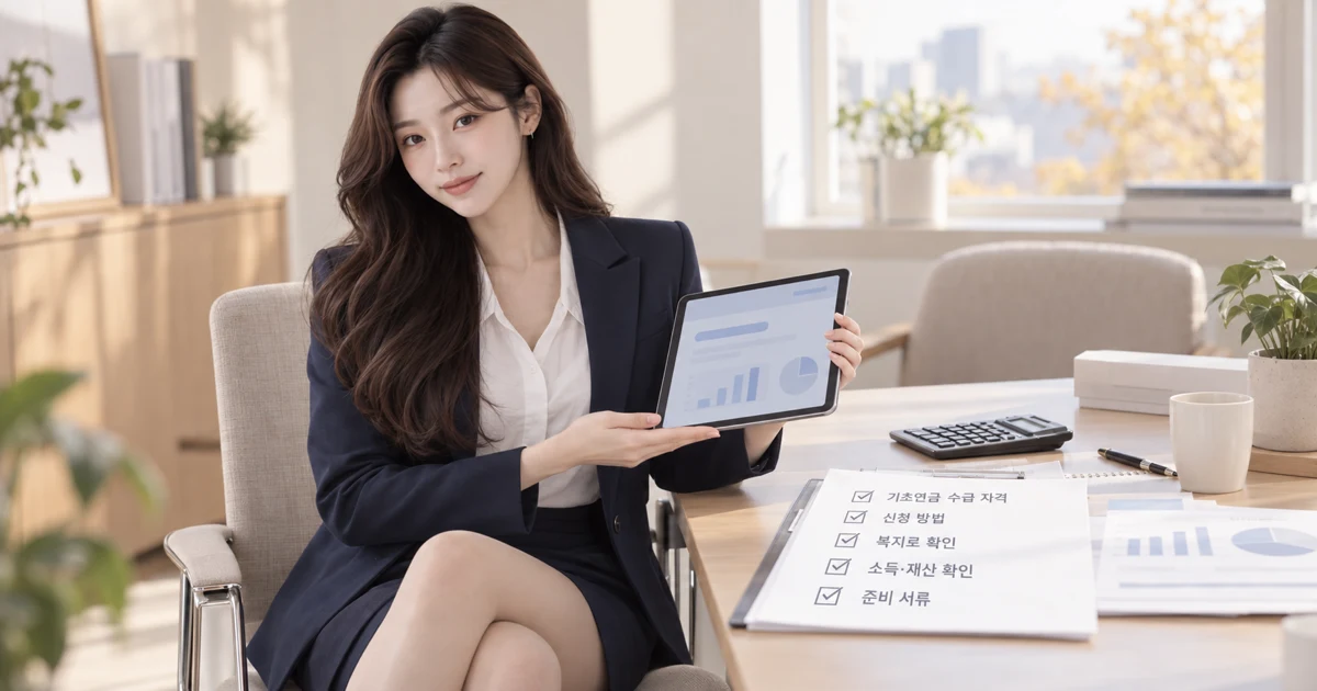 기초연금 수급 자격과 신청 방법, 복지로에서 확인할 것