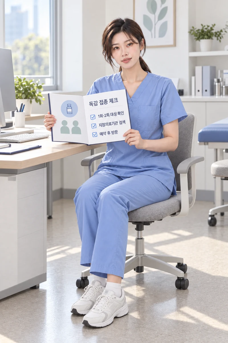 독감 무료접종 대상과 예약 안내 본문 이미지
