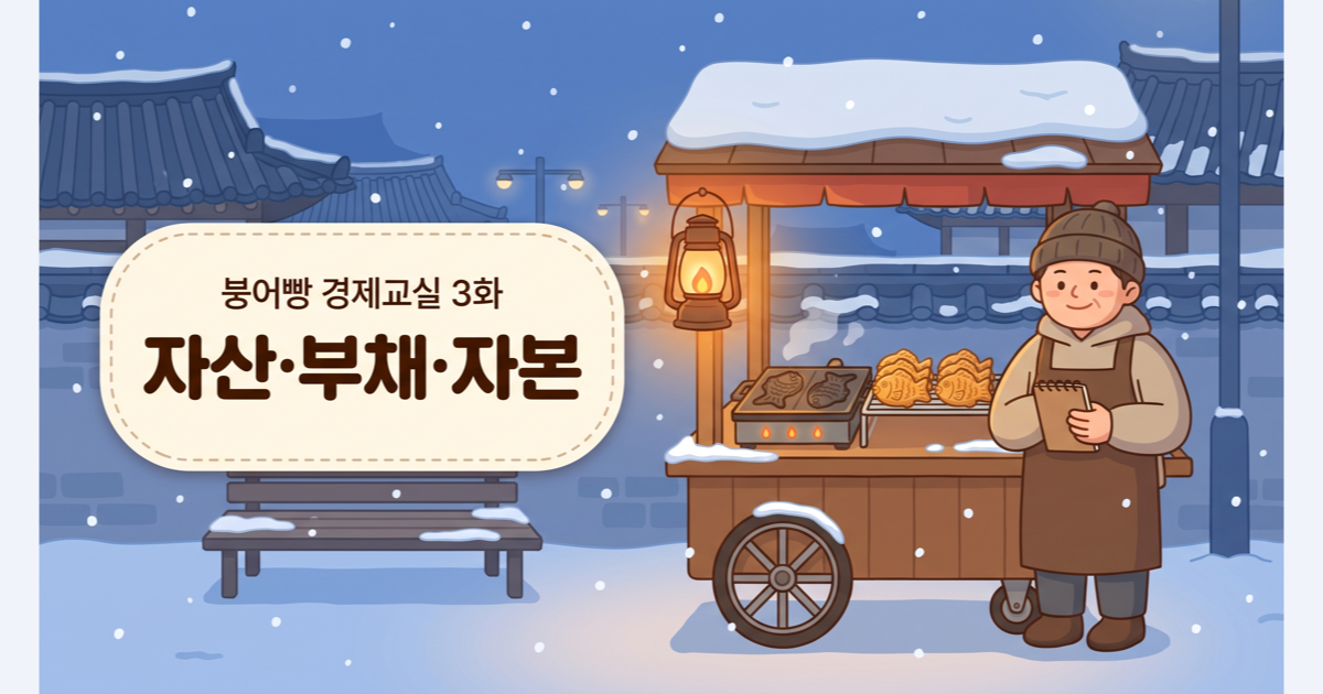 붕어빵 노점은 누구의 것일까? 자산·부채·자본 (붕어빵 경제교실 3화)