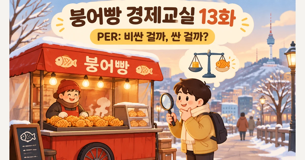 이 노점, 비싼 걸까 싼 걸까? PER (붕어빵 경제교실 13화)